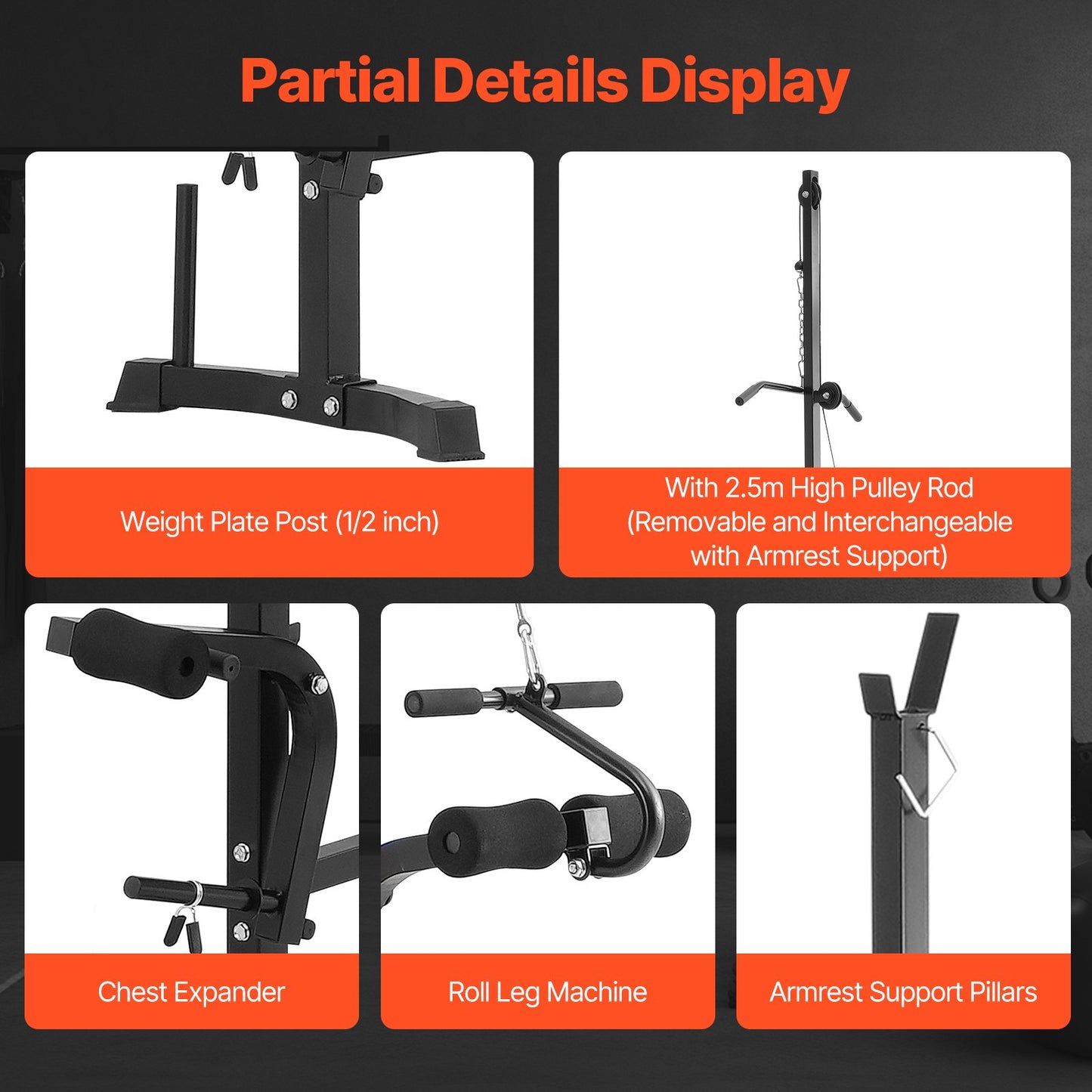 Weight bench Sit up bench for home gym Strength training Adjustable