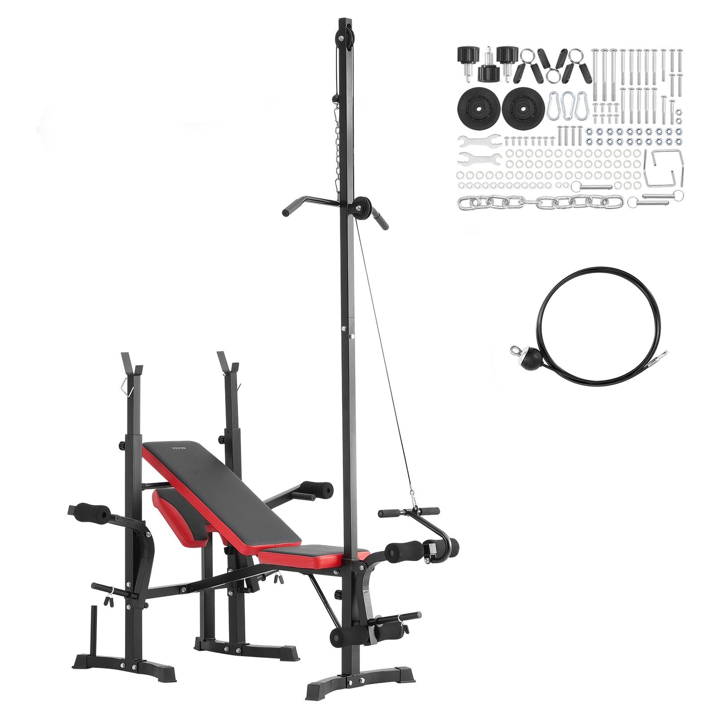 Weight bench Sit up bench for home gym Strength training Adjustable