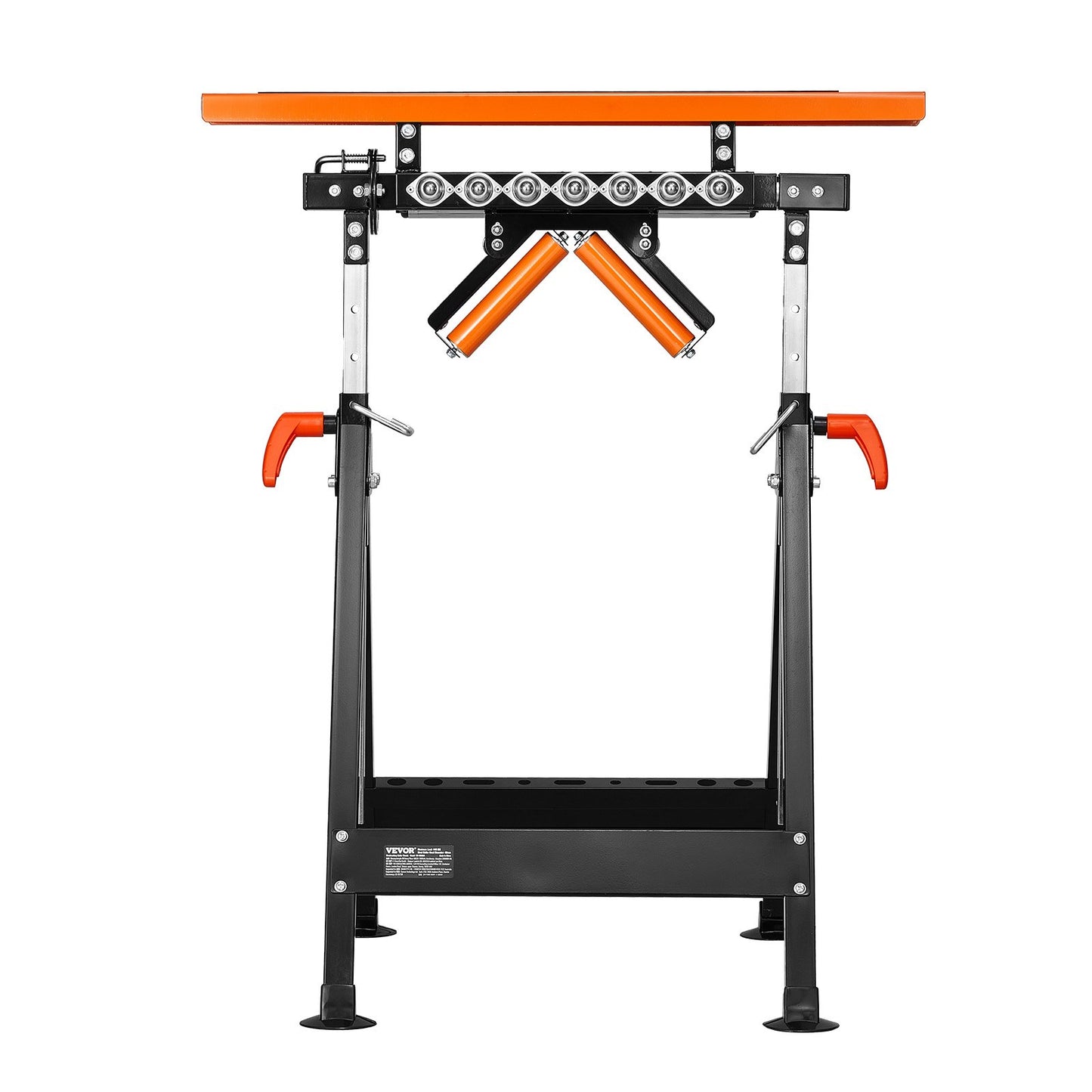 4-i-1 Woodworking Roller Stand Max belastning 440 lb Justerbar höjd 33-50 tum