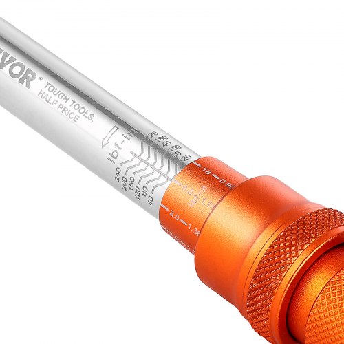 Click Momentnyckelsats 1/4-tums fattning 20-240 lbf-in/2,3-27,1 Nm Orange | EU