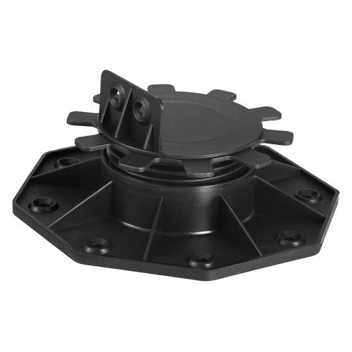 12 pcs adjustable deck supports pedestal deck foundation base 3.1-6.2 cm