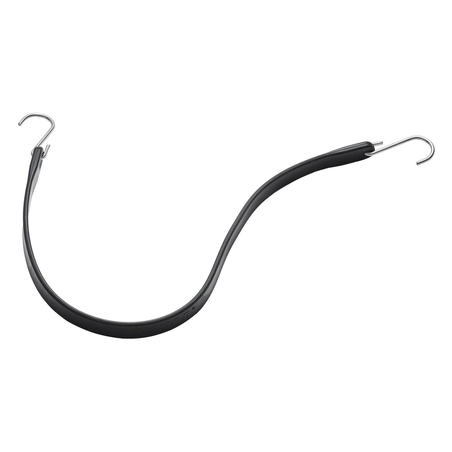10 st Flat Bungee Cord Set 20 mm Heavy Duty Bungee Straps med S-krok
