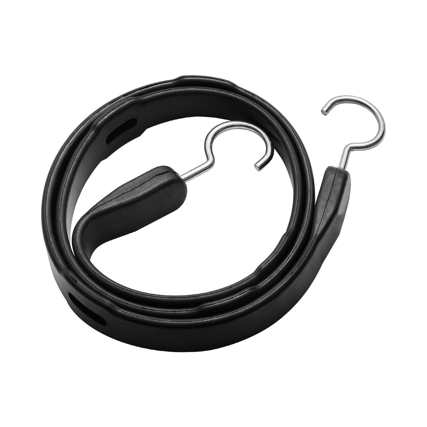 4 pcs Flat Bungee Cord Set 20 mm Heavy Duty Bungee Straps with S-Hook 40