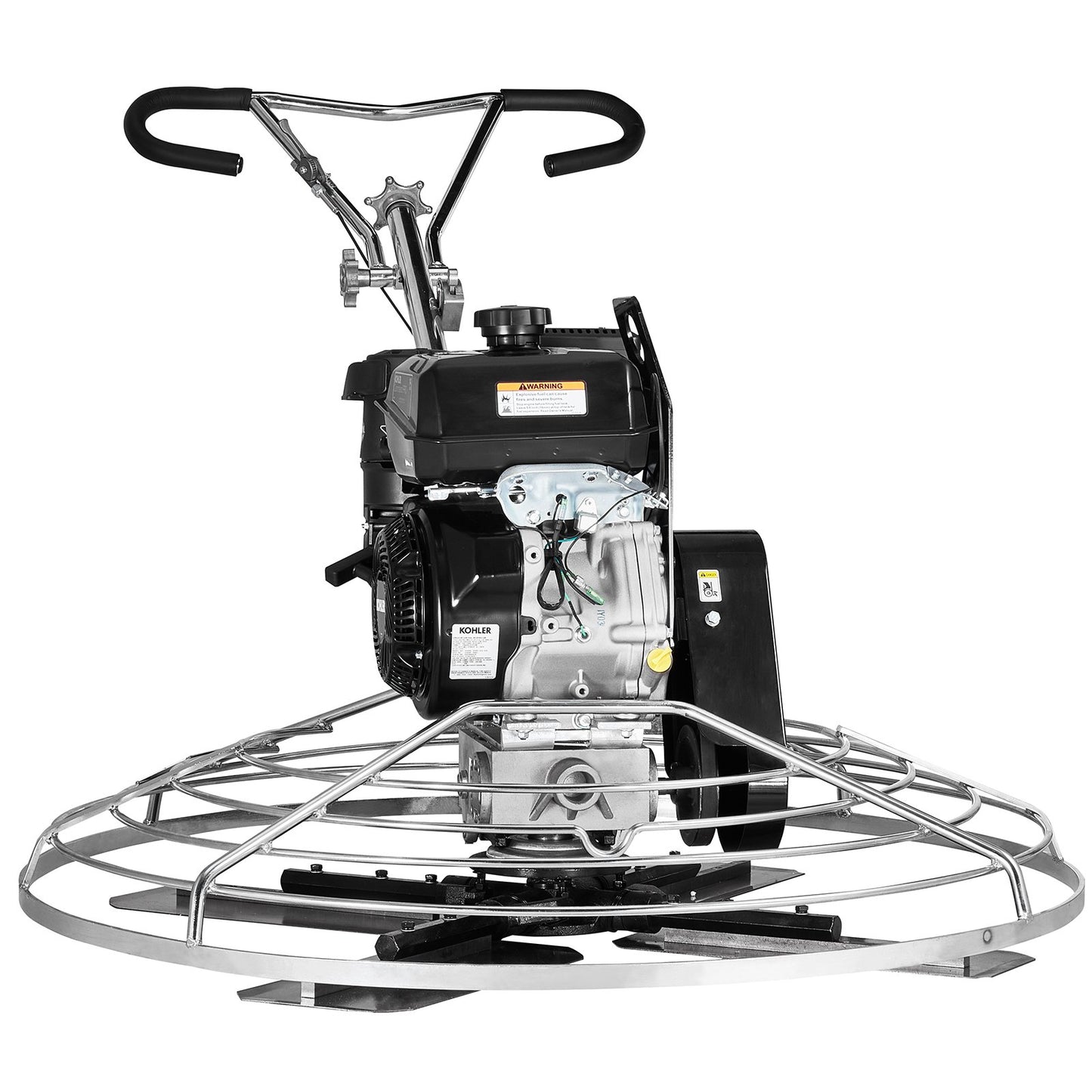 Power Walk-Behind cementglättare 46" 14HP gasdriven med flyttrågblad