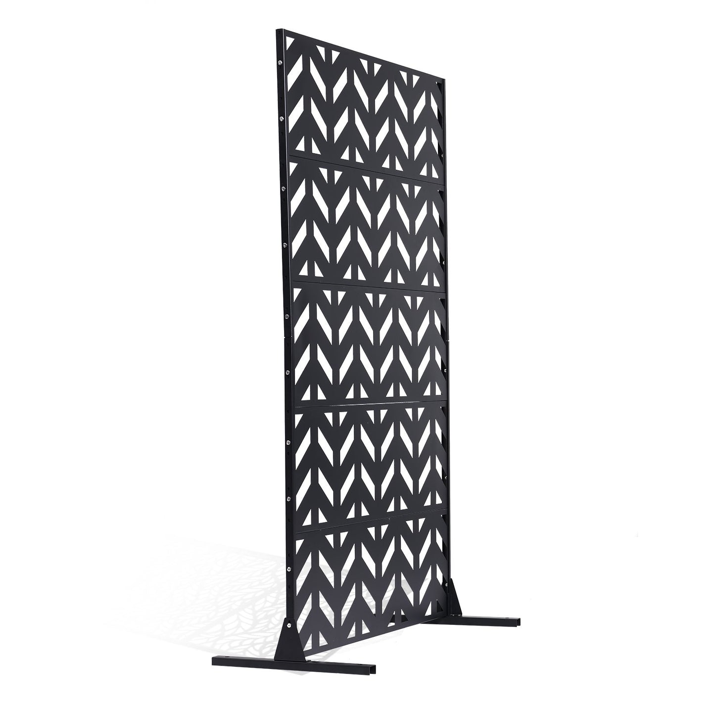 Metal Privacy Screen 47" x 72" Freestanding Outdoor Privacy Screens