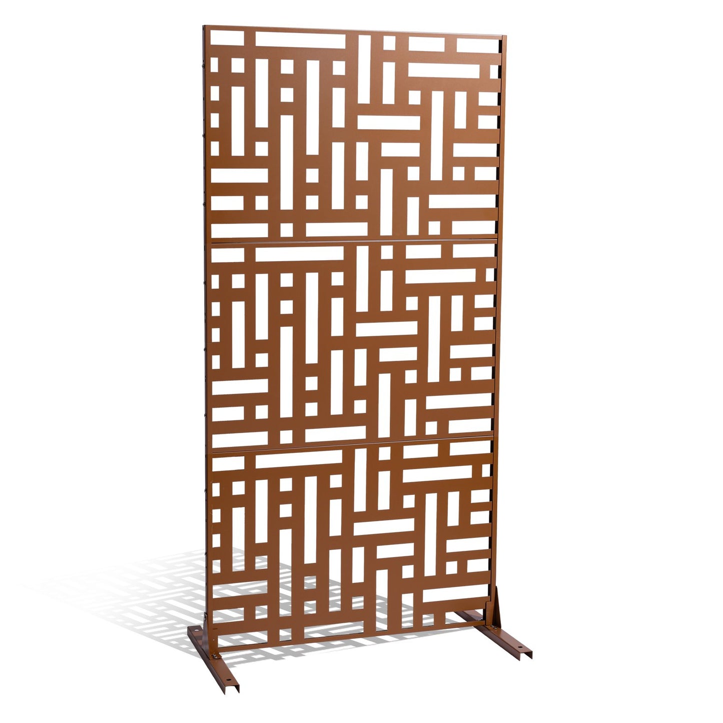 Metal Privacy Screen 47" x 76" Outdoor Privacy Screens & Panels Brun