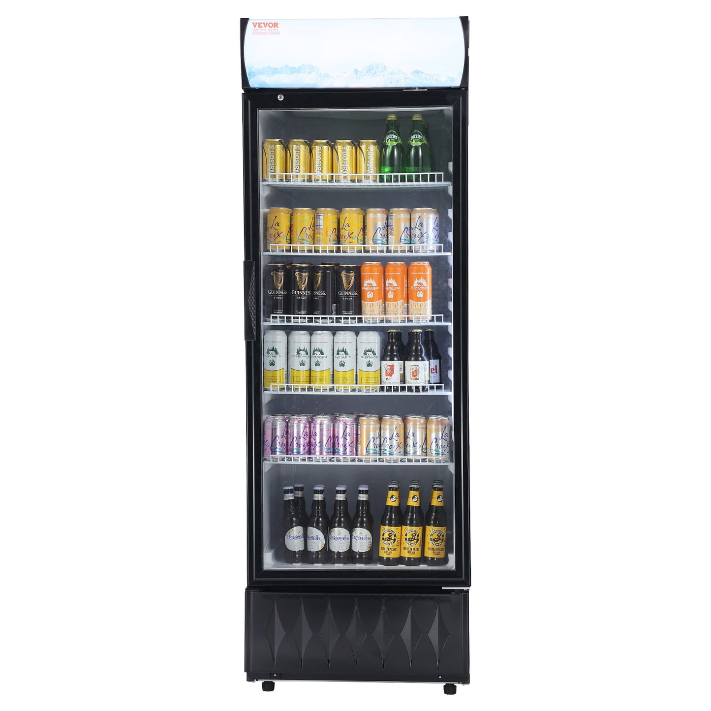 Commercial Merchandiser Kylskåpskylare 12,2 Cu.Ft/345L med 5 hyllor