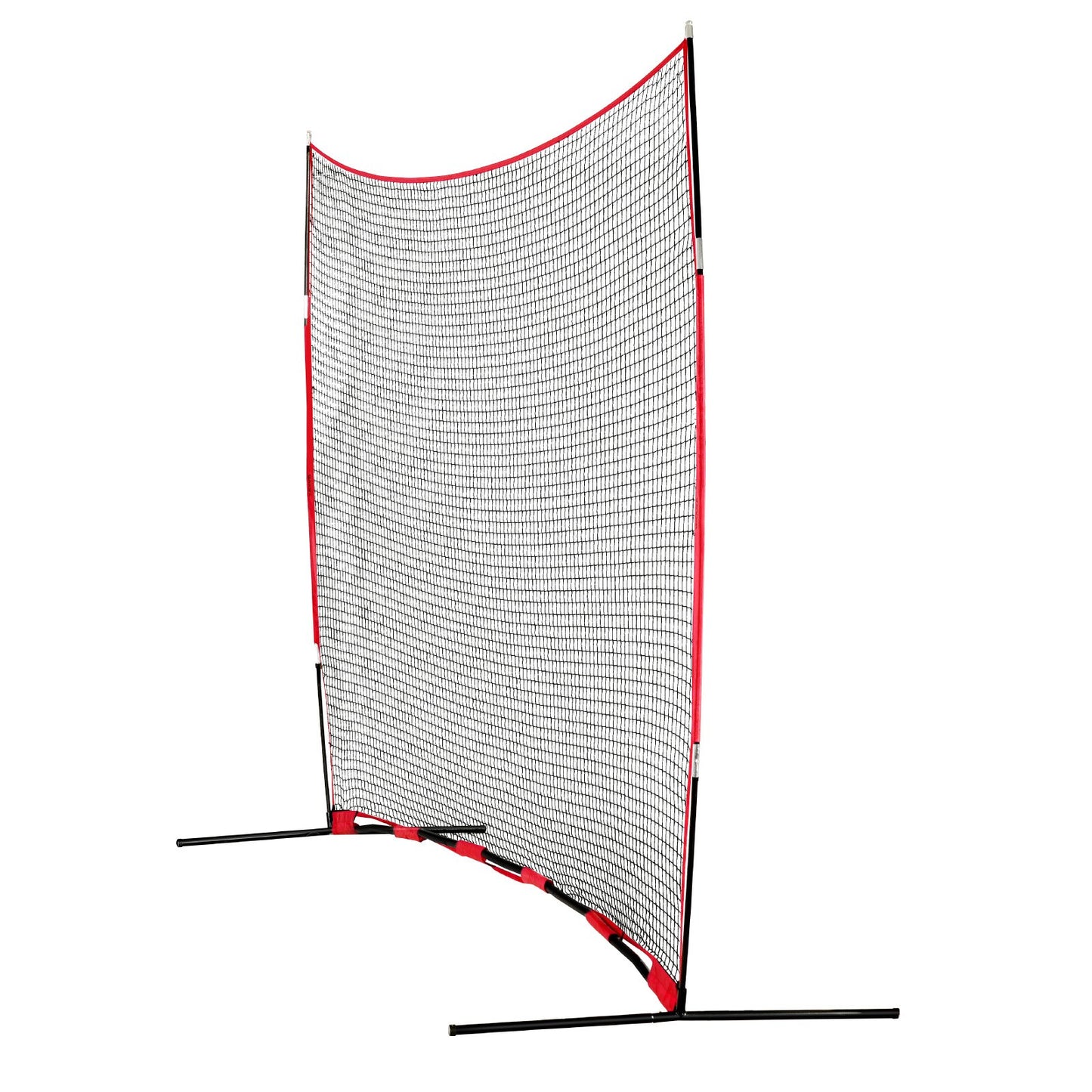 Barricade Backstop Net, 16x10 ft Ball Sports Barriärnät, Bärbar träningsutrustning med bärväska, Skyddsskärm för Baseball Softball Lacrosse Fotboll Hockeyträning, för bakgård