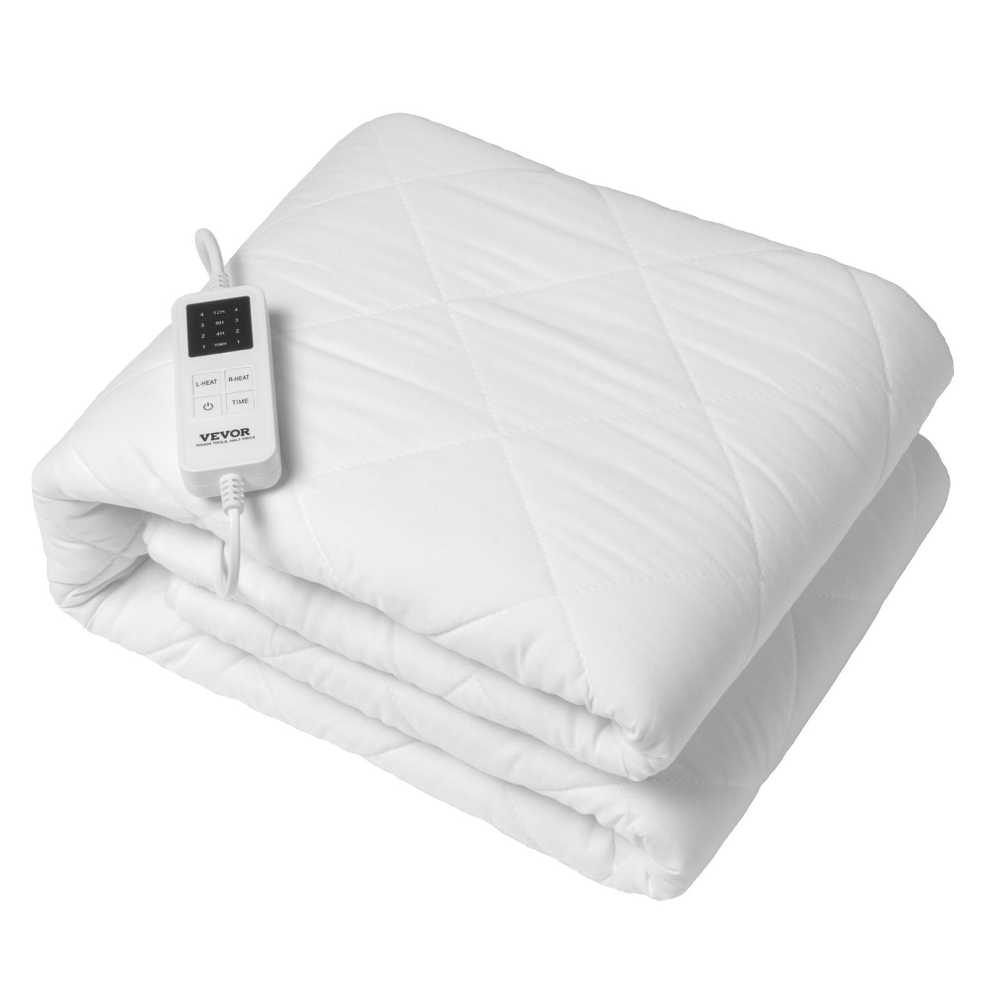 Heated mattress pad 195 x 165 cm Queen Electric heater with timer automatic shut-off