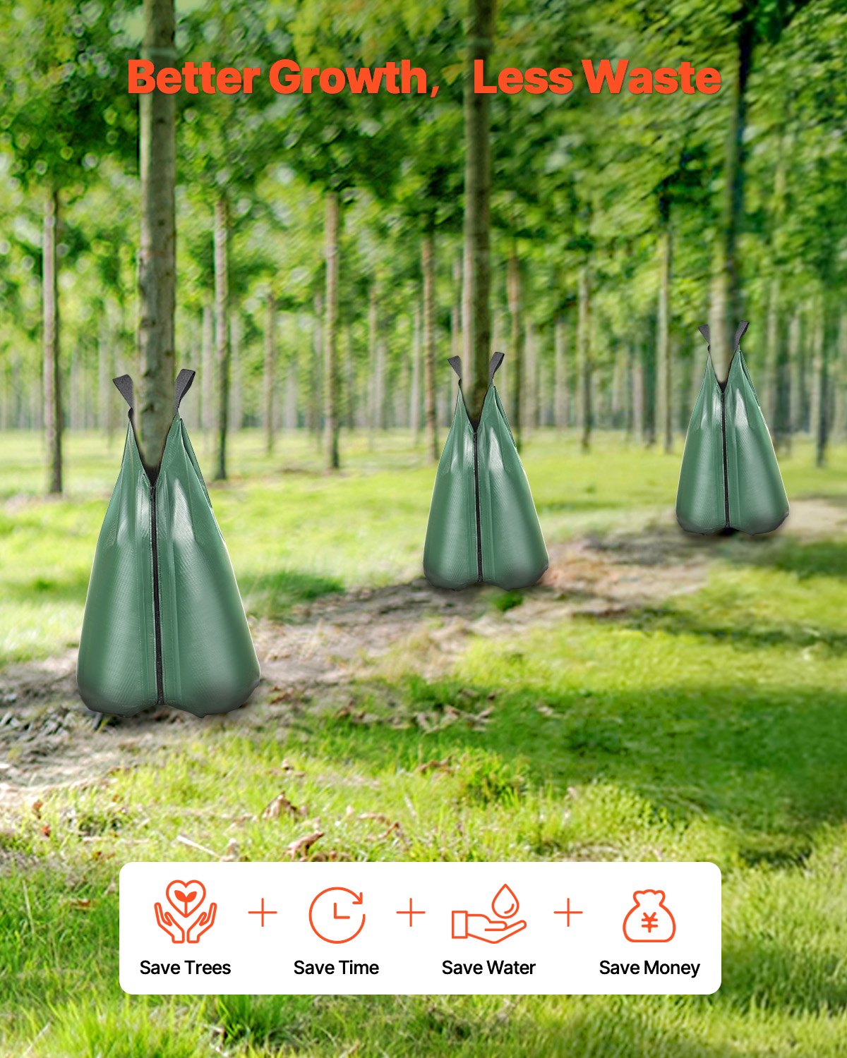 Tree Water Bag 4-pack 20 liters Slow Release Tree Water Bag Durable