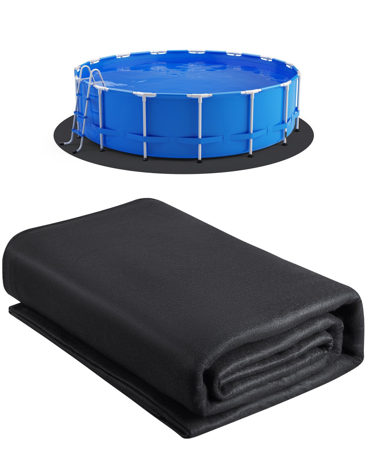 18ft Round Pool Liner Pad for Above Ground Pools for Heavy Pool Mat
