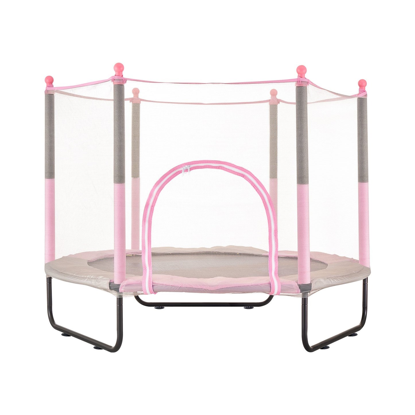 60" Trampoline for Kids Mini Toddler Trampoline with Net Indoor Outdoor