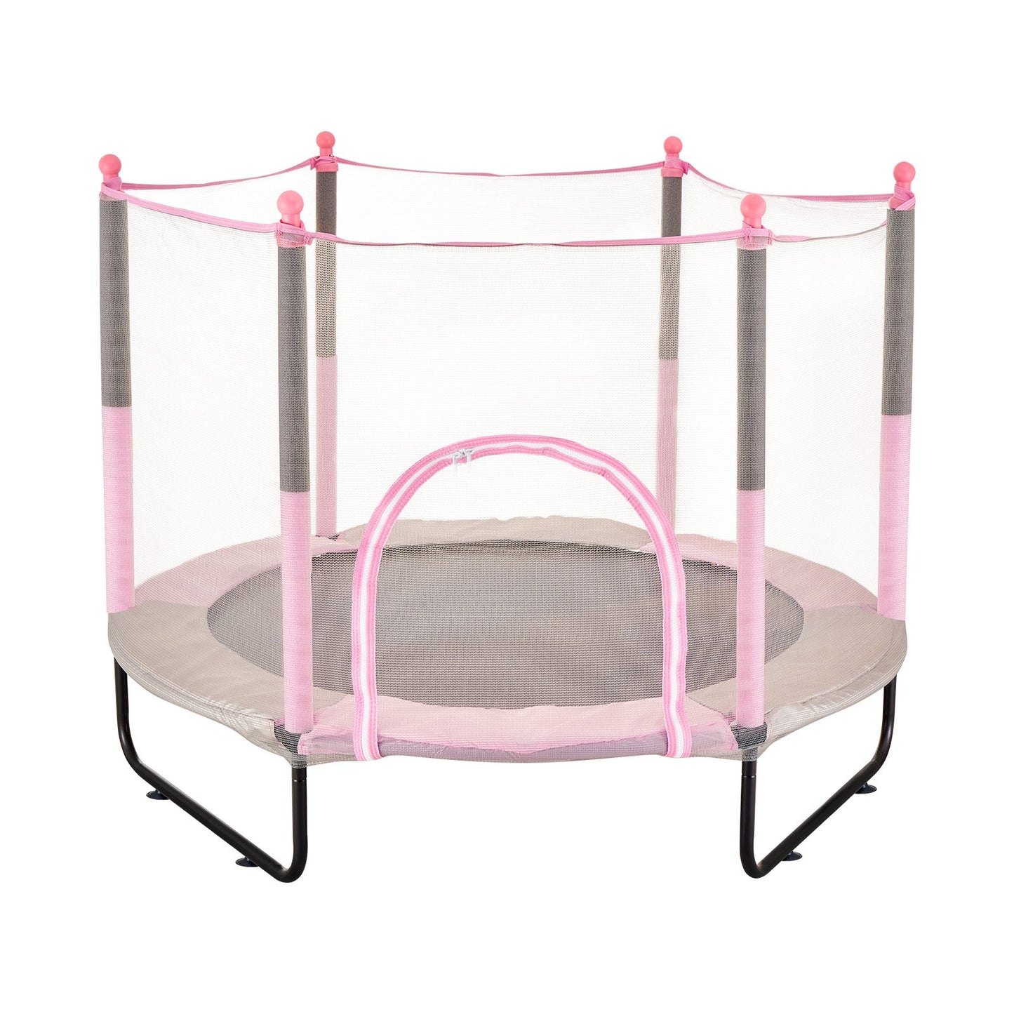 60" Trampoline for Kids Mini Toddler Trampoline with Net Indoor Outdoor