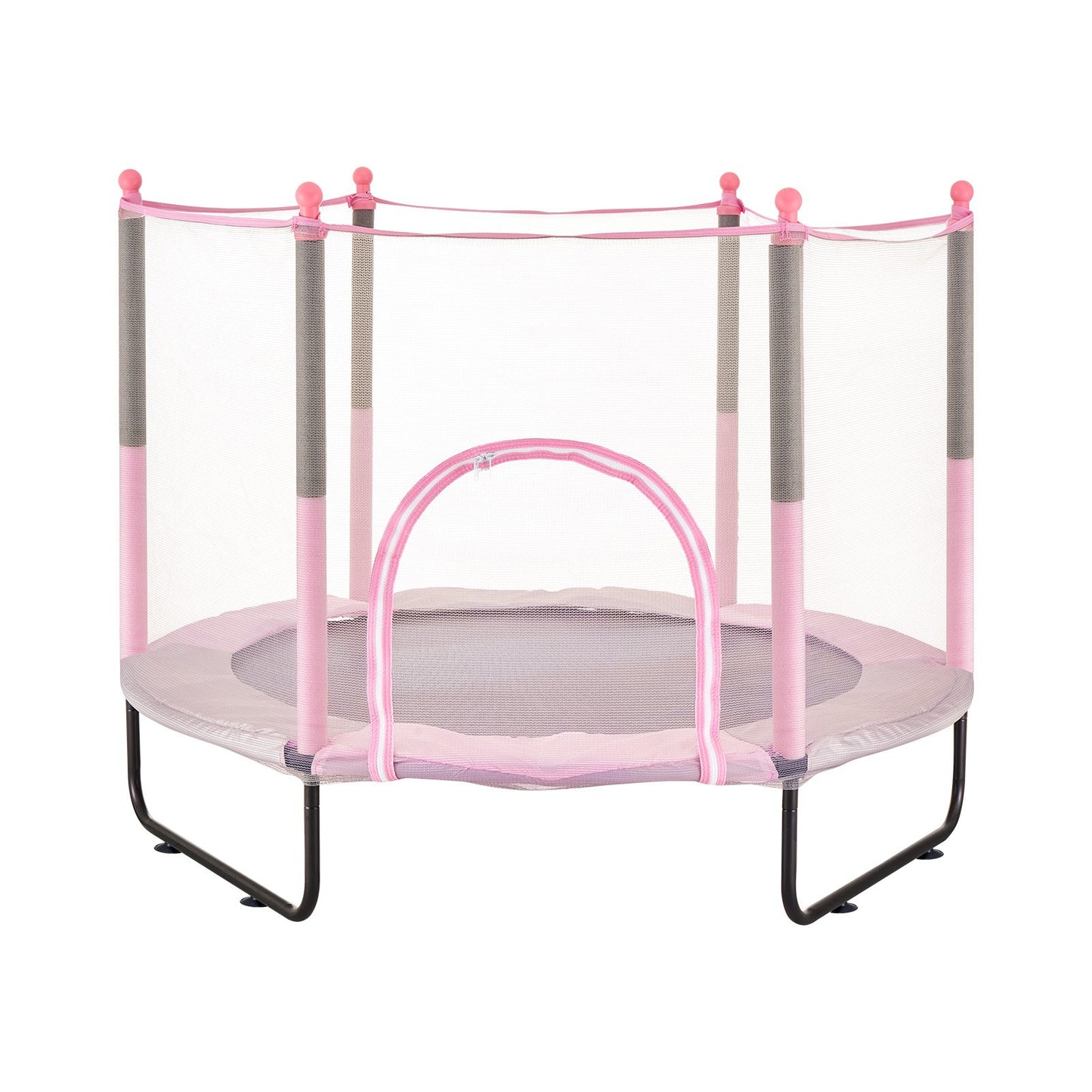 60" Trampoline for Kids Mini Toddler Trampoline with Net Indoor Outdoor