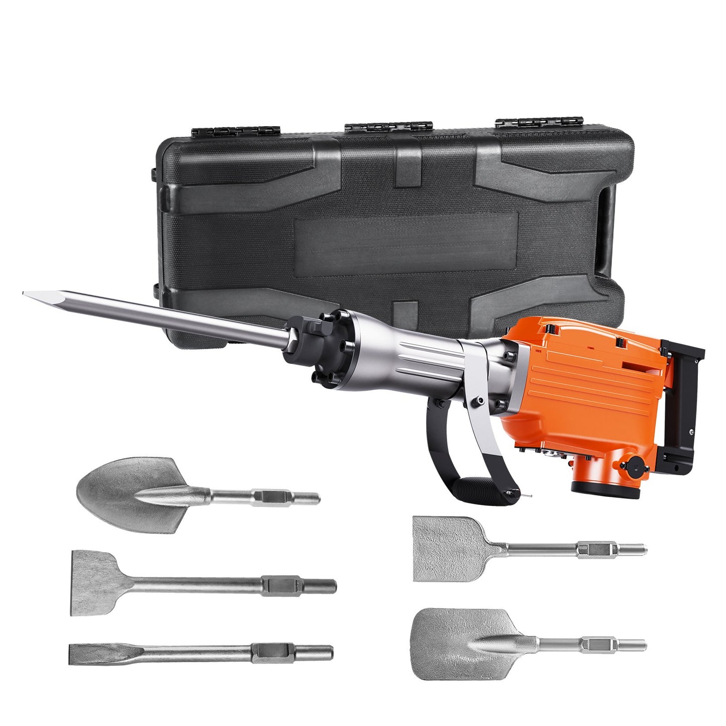 Abbruchhammer Betonbrecher 2200W Elektrohammer 6 Meißelbits