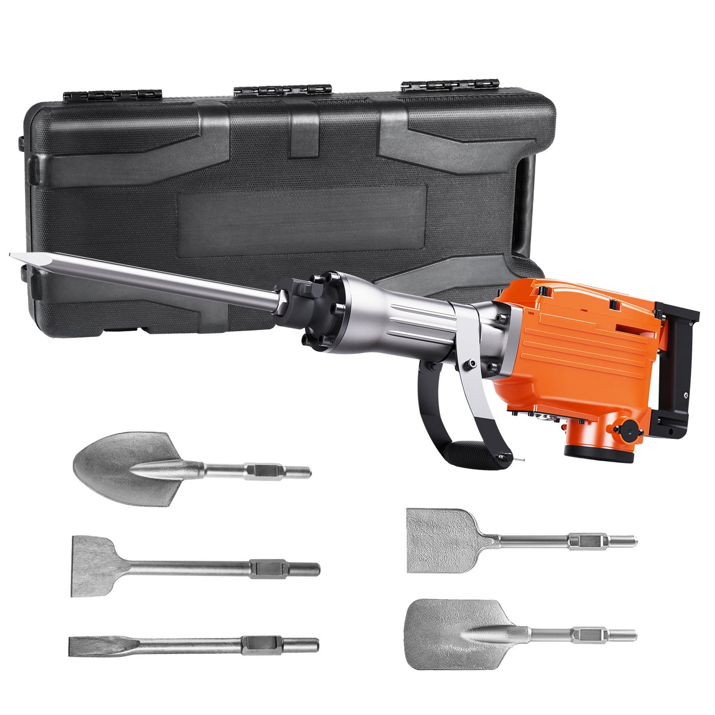 Abbruchhammer Betonbrecher 2200W Elektrohammer 6 Meißelbits