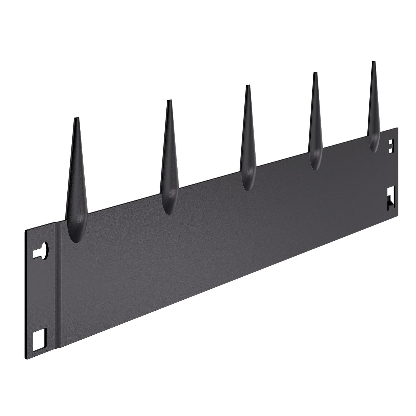 Stål Landskapskant 5-pack 39 x 4 tum Rostbeständig för Yard Black