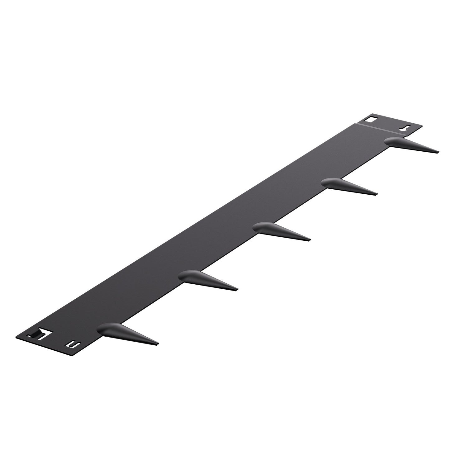 Stål Landskapskant 5-pack 39 x 4 tum Rostbeständig för Yard Black