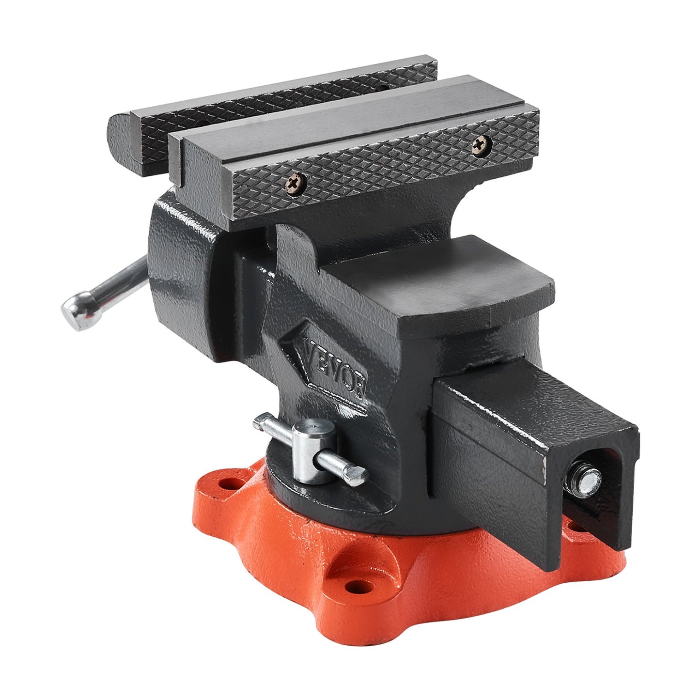 5.5-inch Bench Vise Multipurpose Heavy Duty Ductile Iron Swivel Locking Base