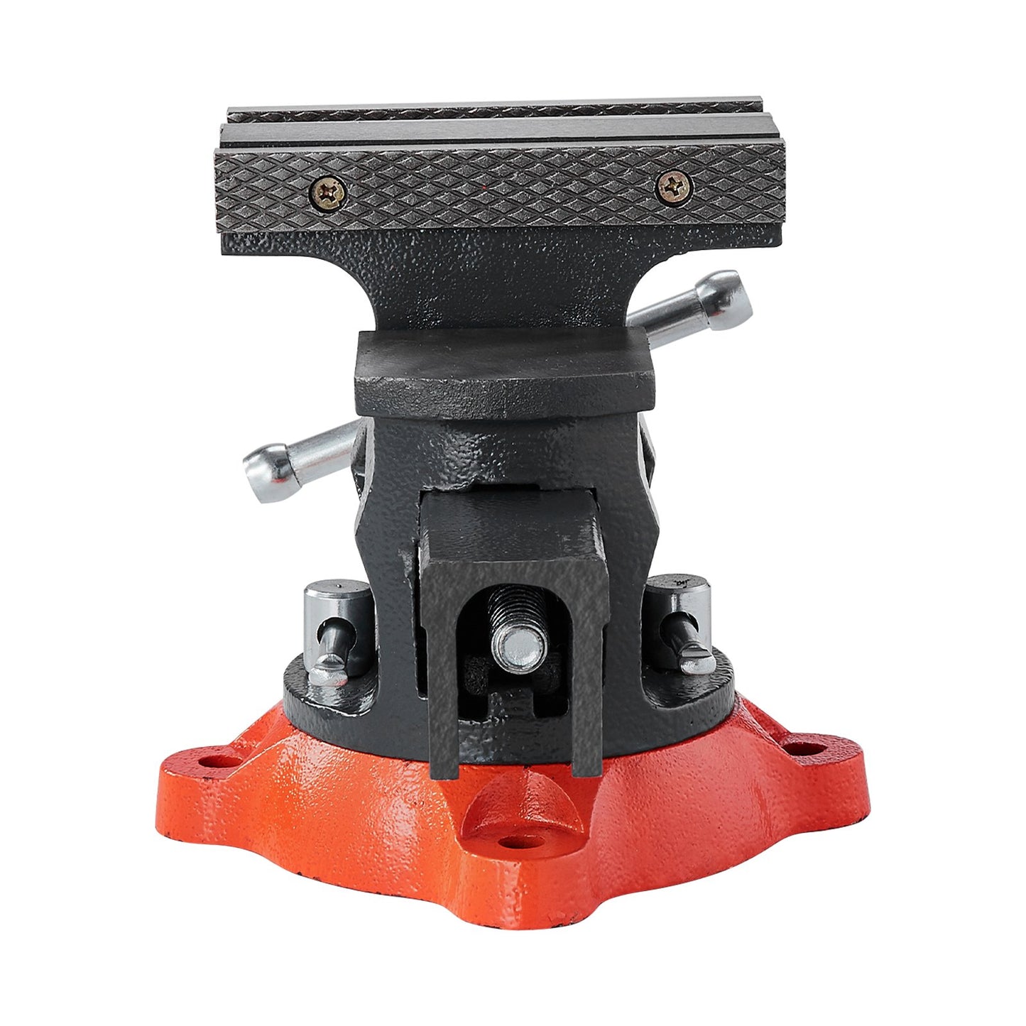 5.5-inch Bench Vise Multipurpose Heavy Duty Ductile Iron Swivel Locking Base