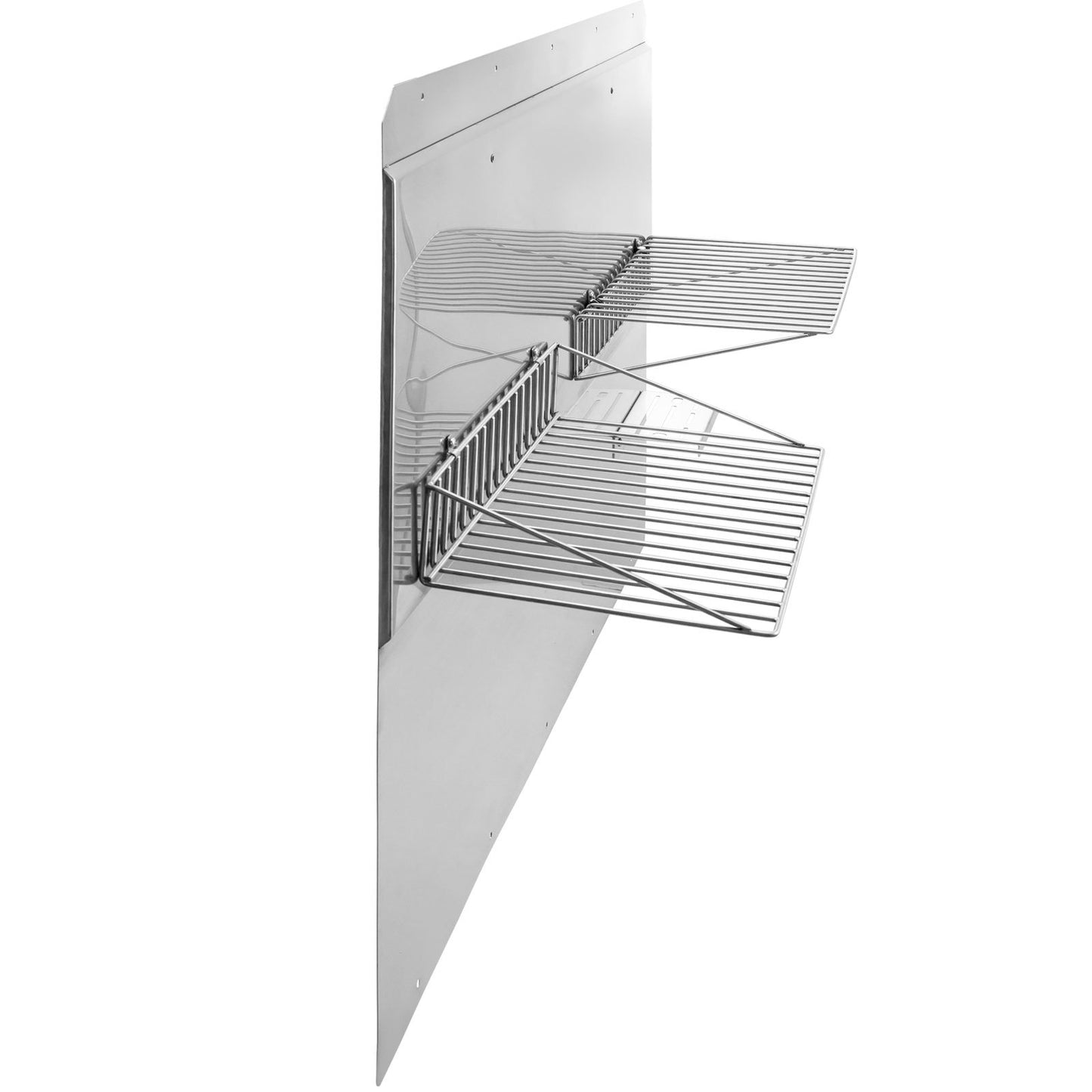 Range Backsplash with Shelf 36 x 33.9 inch Range Wall Shield Stainless Steel Backsplash Silver Backsplash for Range Stainless Backsplash with Removable Shelf, Stove Backsplash Panel