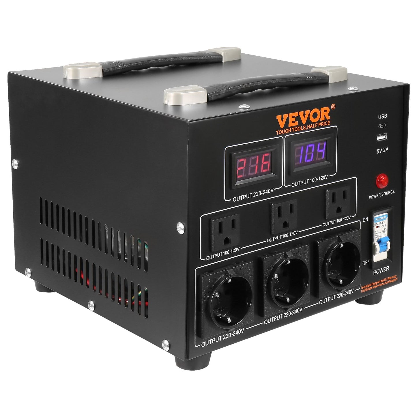 3000VA Spänningsomvandlare Transformator Step Up/Down 220V-110V /110V-220V CE