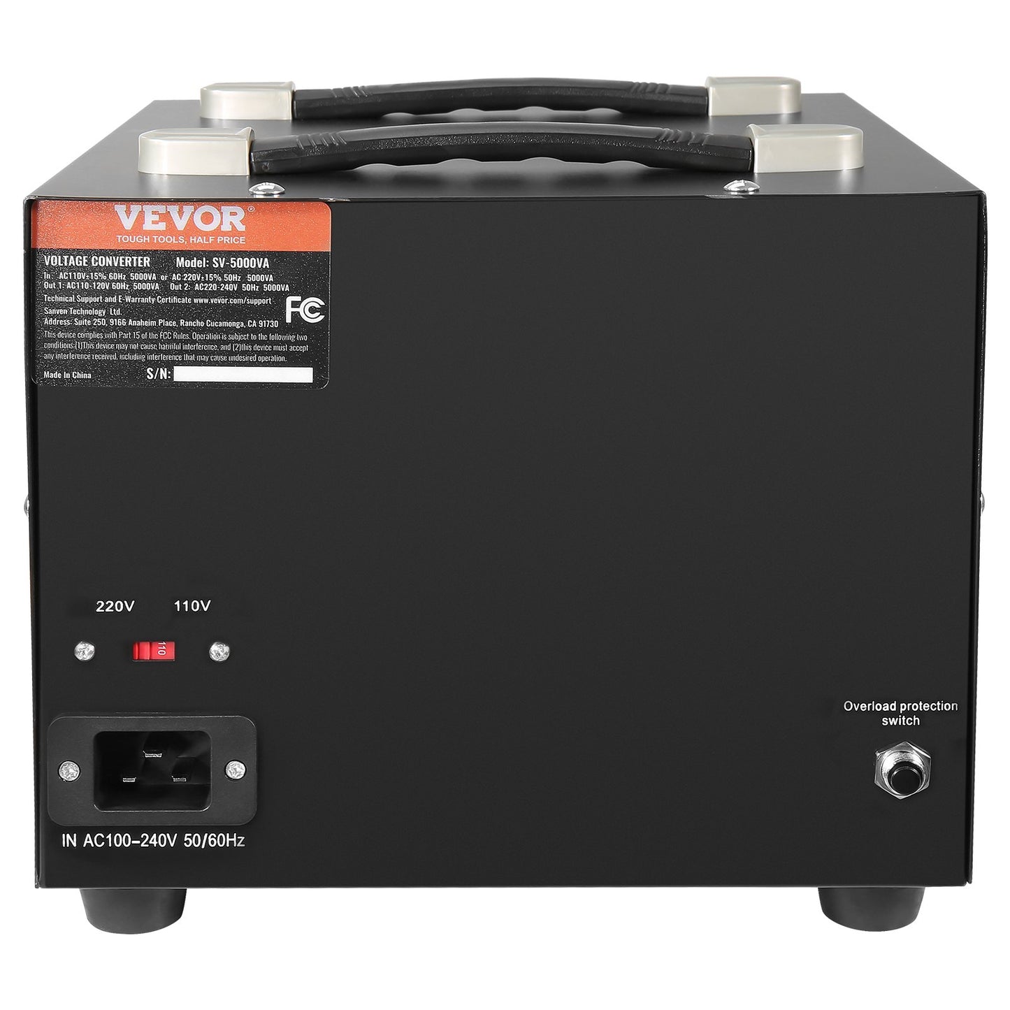 3000VA Spänningsomvandlare Transformator Step Up/Down 220V-110V /110V-220V CE
