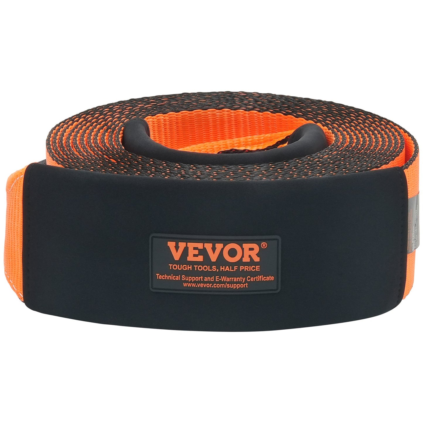 Recovery Drag Strap 4" x 30', 46 500 lbs Bredstyrka, Trippelförstärkta Loop Strap, Tree Saver, Off Road Bogsering och återhämtning, Extremt väderbeständighet, Skyddshylsor och förvaringsväska