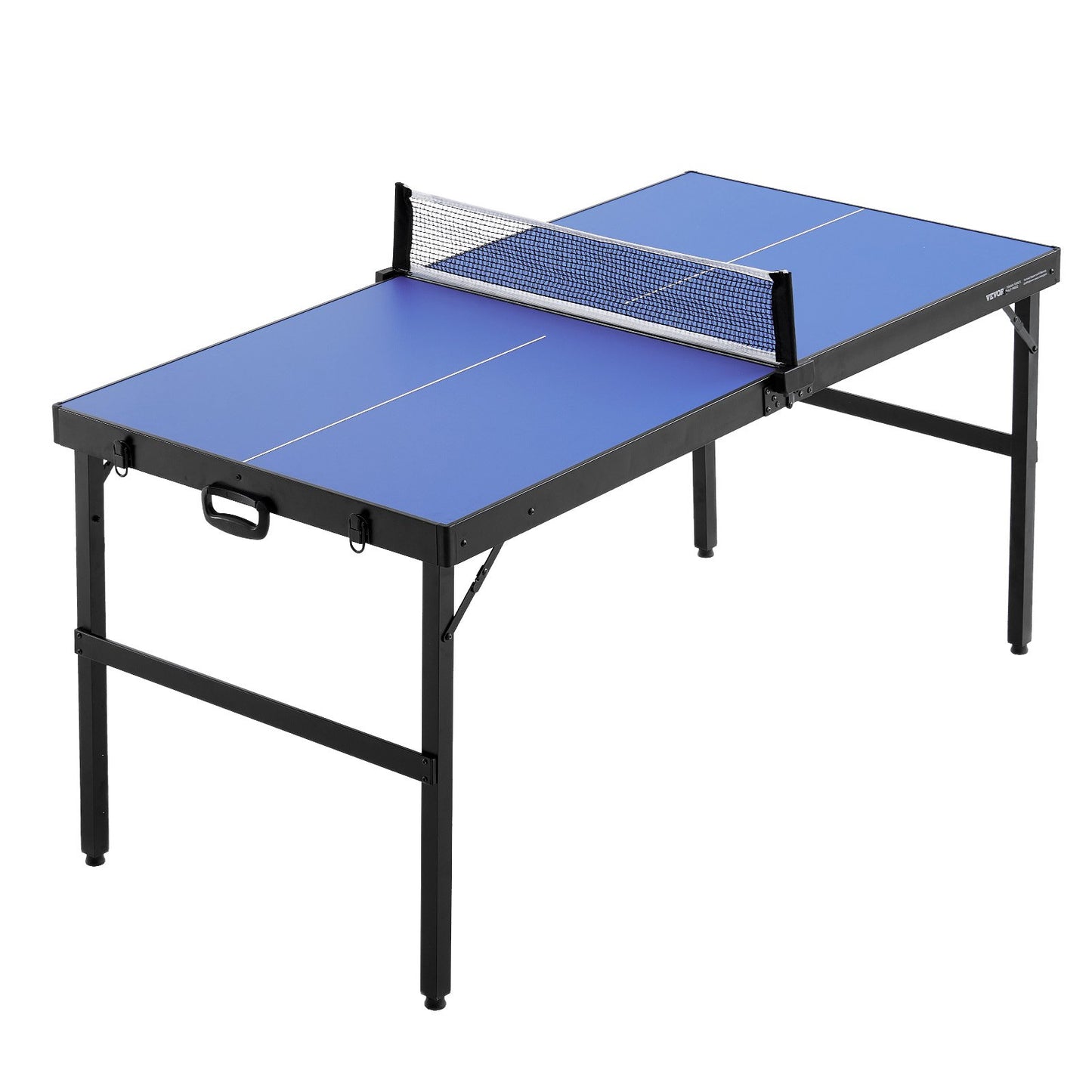 Mellanstor pingisbord Vikbart bordtennisspelbord inomhus med nät