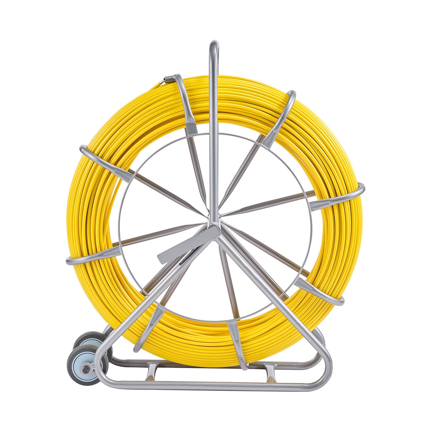 Fish Tape Puller Glasfiber 656 ft 5/16 in Wire Cable Running Duct Rodder