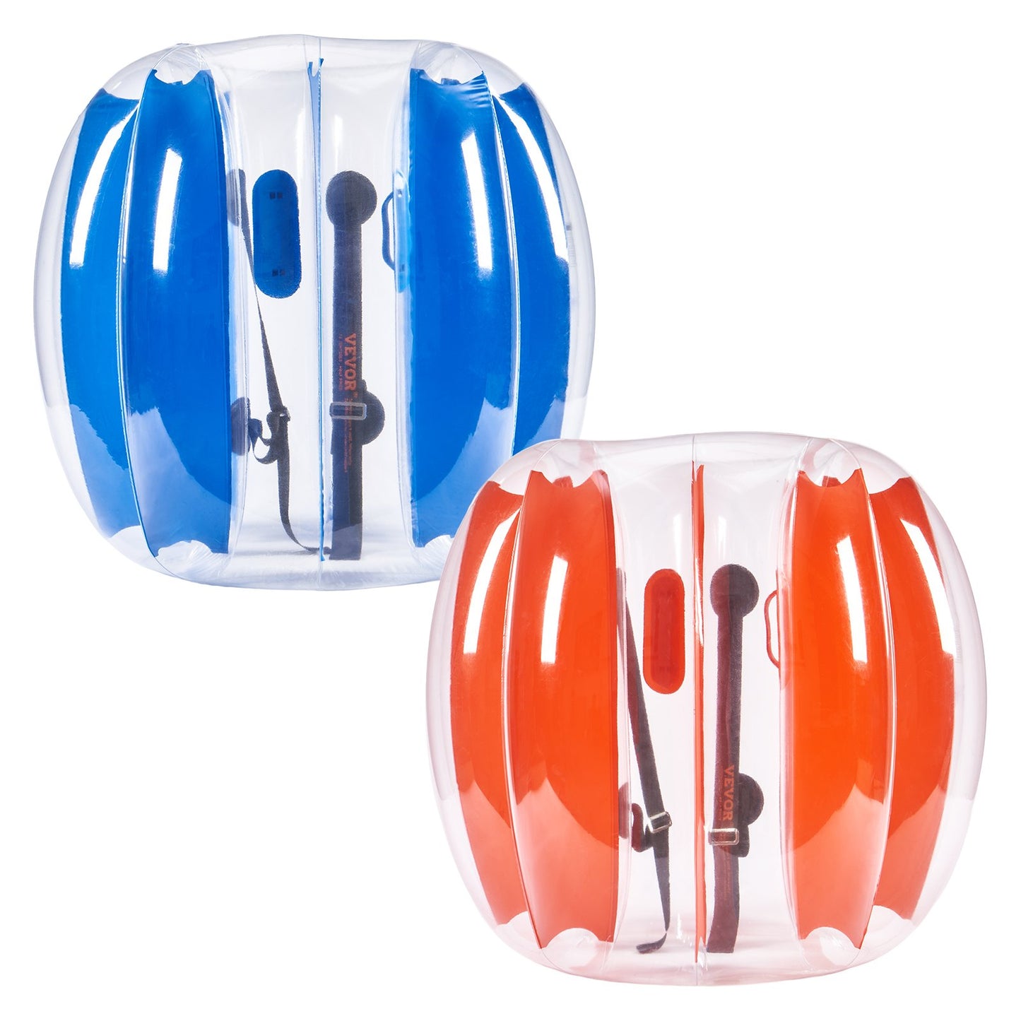 Inflatable Bumper Balls 2-Pack, 3FT/0.9M Body Sumo Zorb Balls for Kids and Teens, Durable PVC Human Hamster Bubble Balls for Outdoor Team Play, Bumper Bopper Toys for Playground, Garden, Park