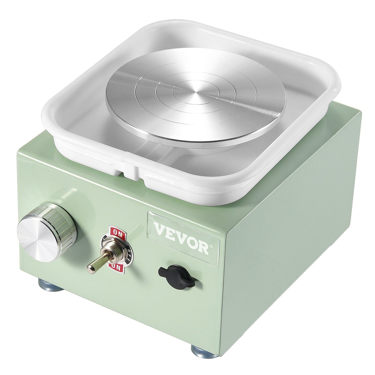 Mini Keramikhjul Elektrisk keramisk hjulmaskin 0-320RPM Hastighet Grön