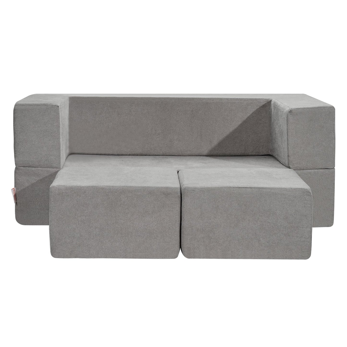 Modular leksoffa för barn 4st DIY Creative Sektionssoffa för barn mörkgrå