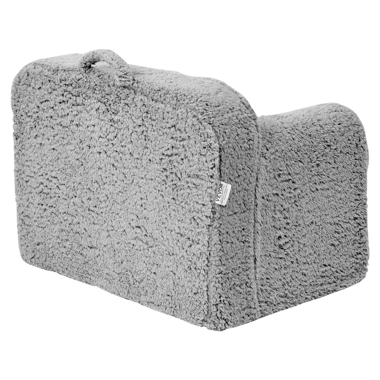 Children's armchair, children's sofa with 25D high-density sponge, comfortable soft children's chair, sherpa fabric reading sofa for bedroom and playroom