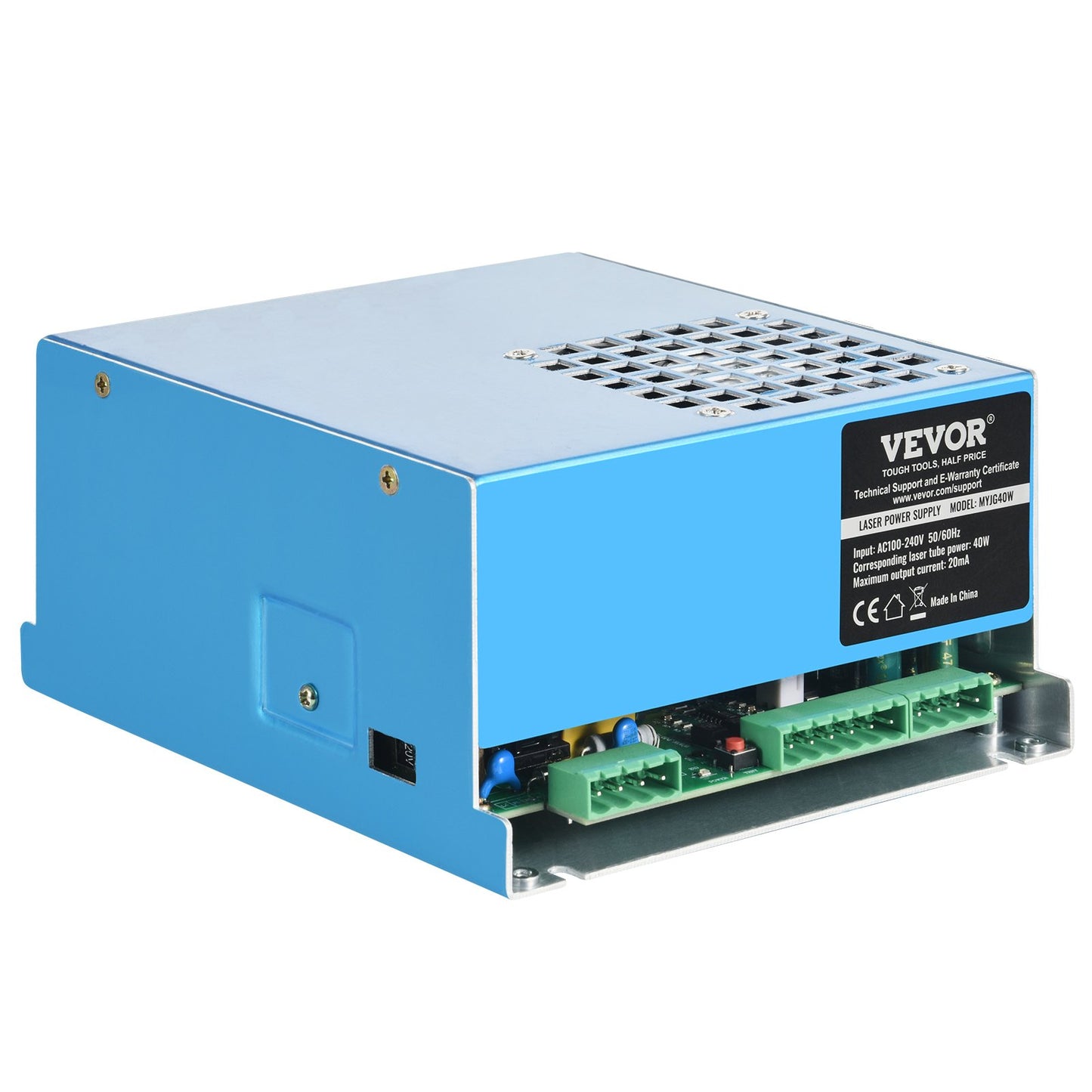 CO2 Laser Strömförsörjning för 40W Laser Tube Laser Gravers och Cutters