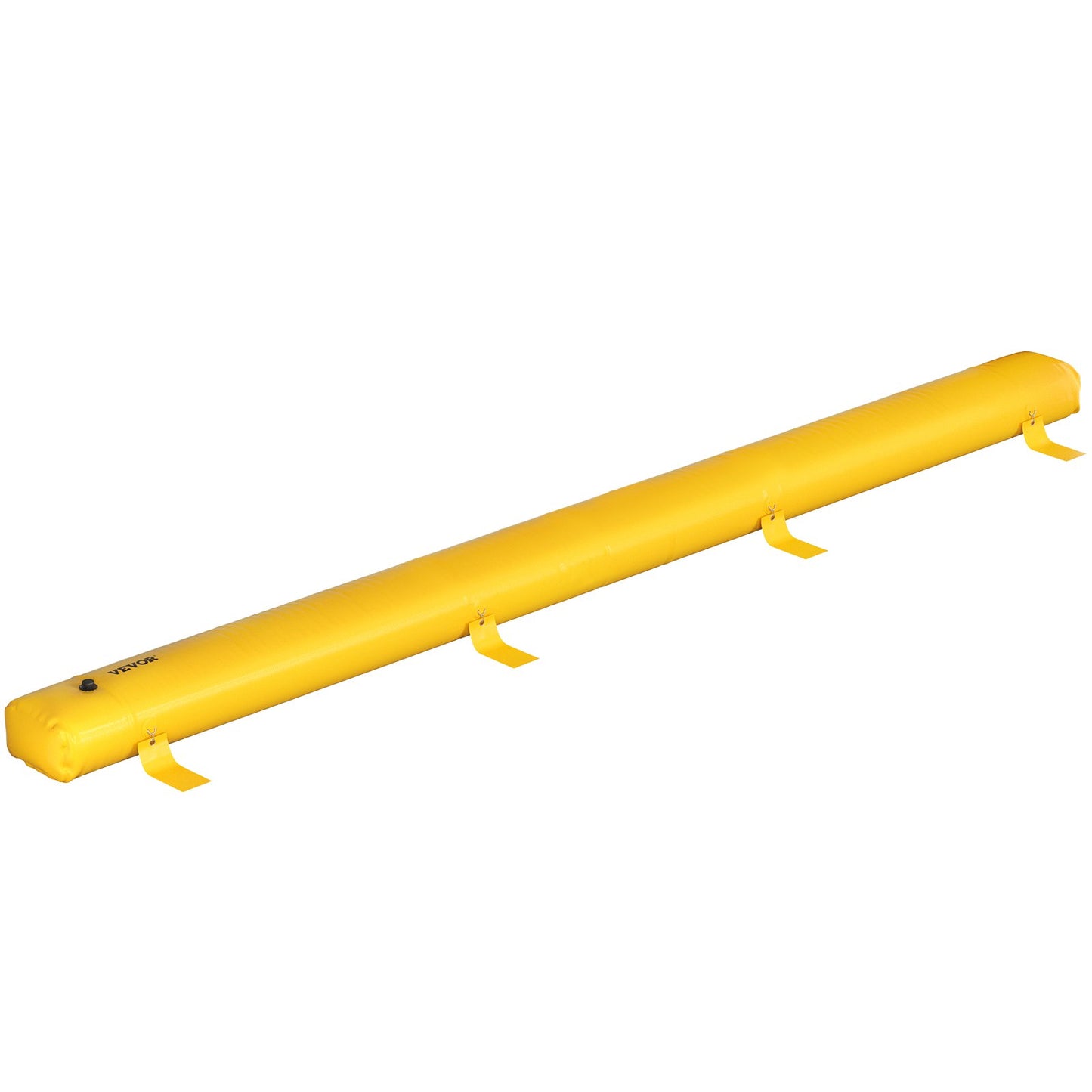 Flood Bag, 24 fot längd x 12 i höjd, återanvändbara PVC vattenavledningsrör, lätt med utmärkt vattentät effekt Används för dörröppningar, garage, gul