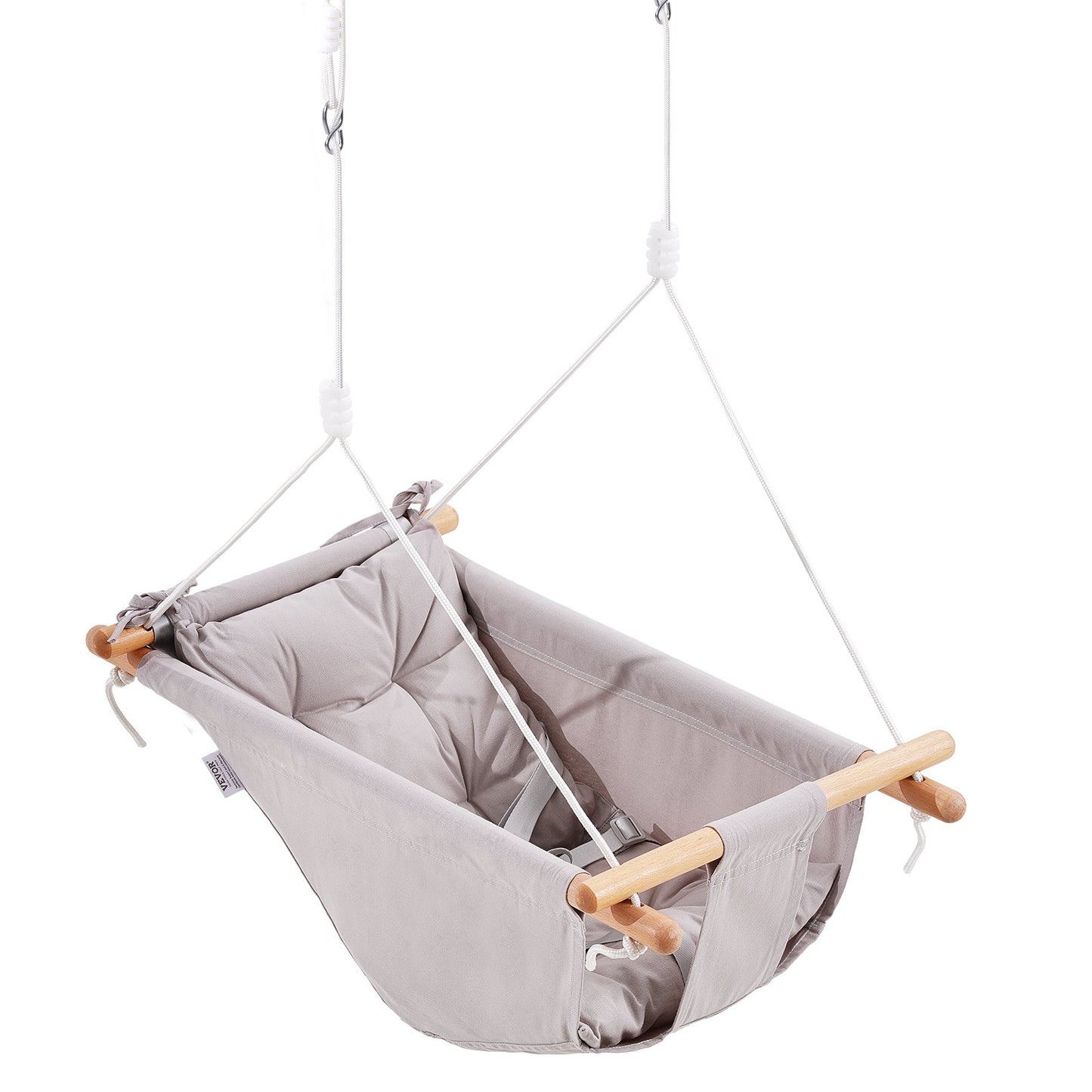 Canvas Hammock Swing 3 Positions Baby Swing 5-Point Harness Indoor Outdoor