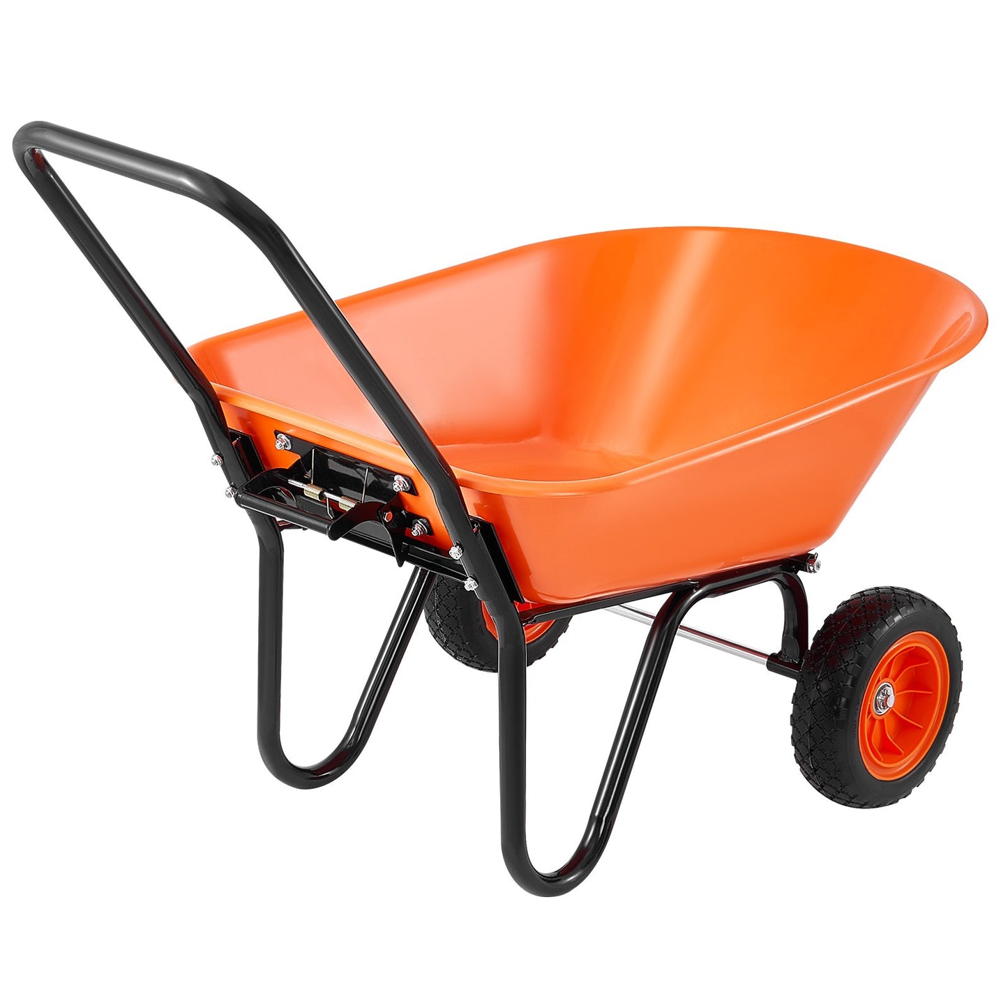 Skottkärravagn 2 hjul Trädgårdsdumpvagn 397 lbs Yard Utility Cart