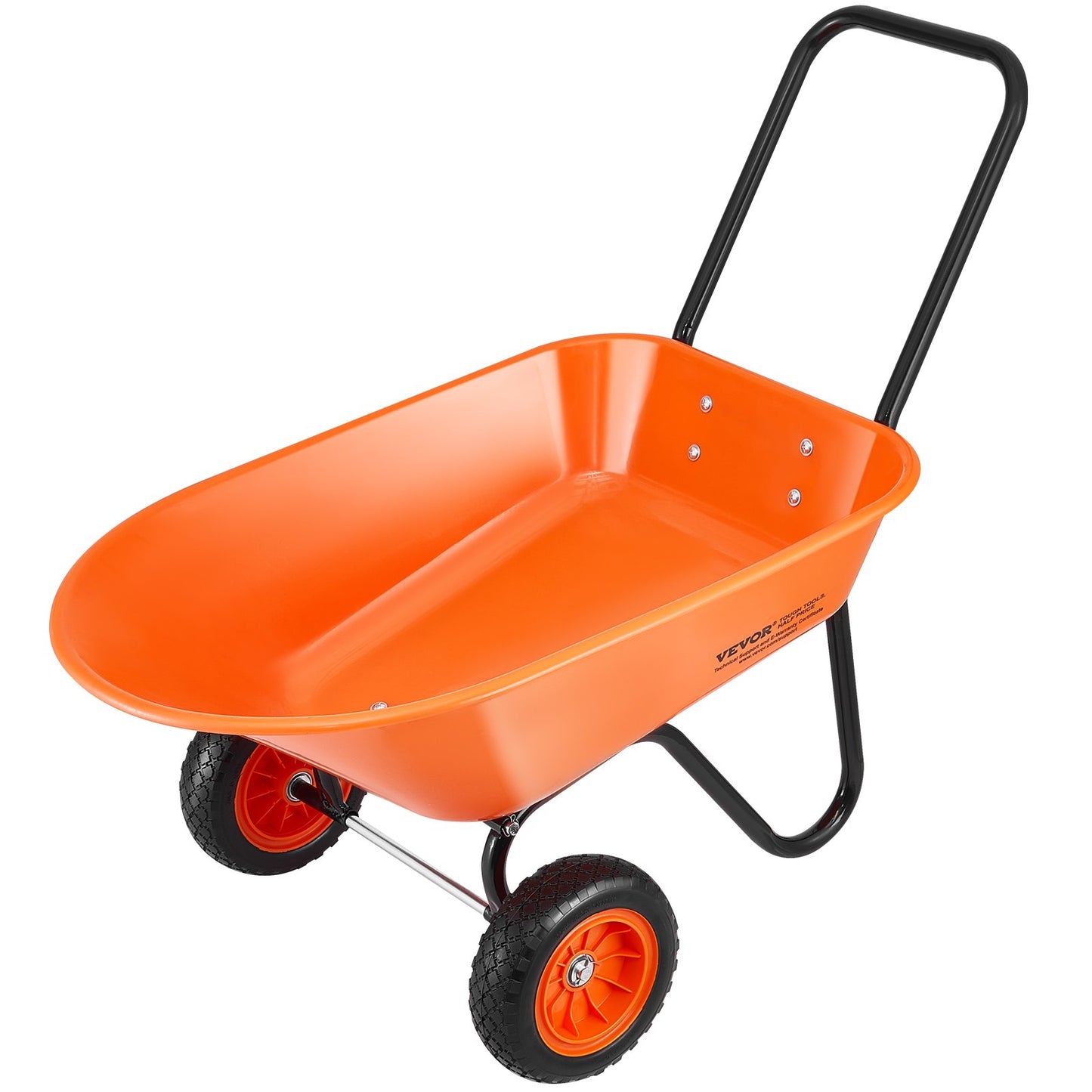 Skottkärravagn 2 hjul Trädgårdsdumpvagn 397 lbs Yard Utility Cart