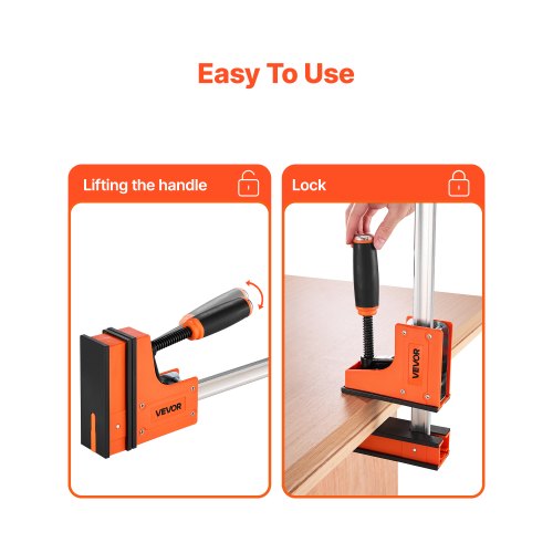 Träklämmor 2-pack 91,4 cm Parallellklämma Set Jämnt Tryck