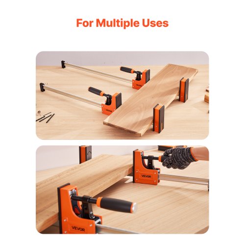 Träklämmor 2-pack 91,4 cm Parallellklämma Set Jämnt Tryck