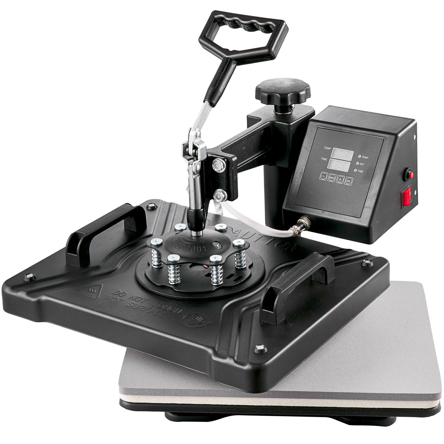 Wärmepresse 6-in-1-Wärmepresse 38 x 30 cm T-Shirt-Presse Tassendruckmaschine Multifunktionale Wärmeübertragungsmaschine für T-Shirt-Becher-Hutplatten-Sublimationsdruck