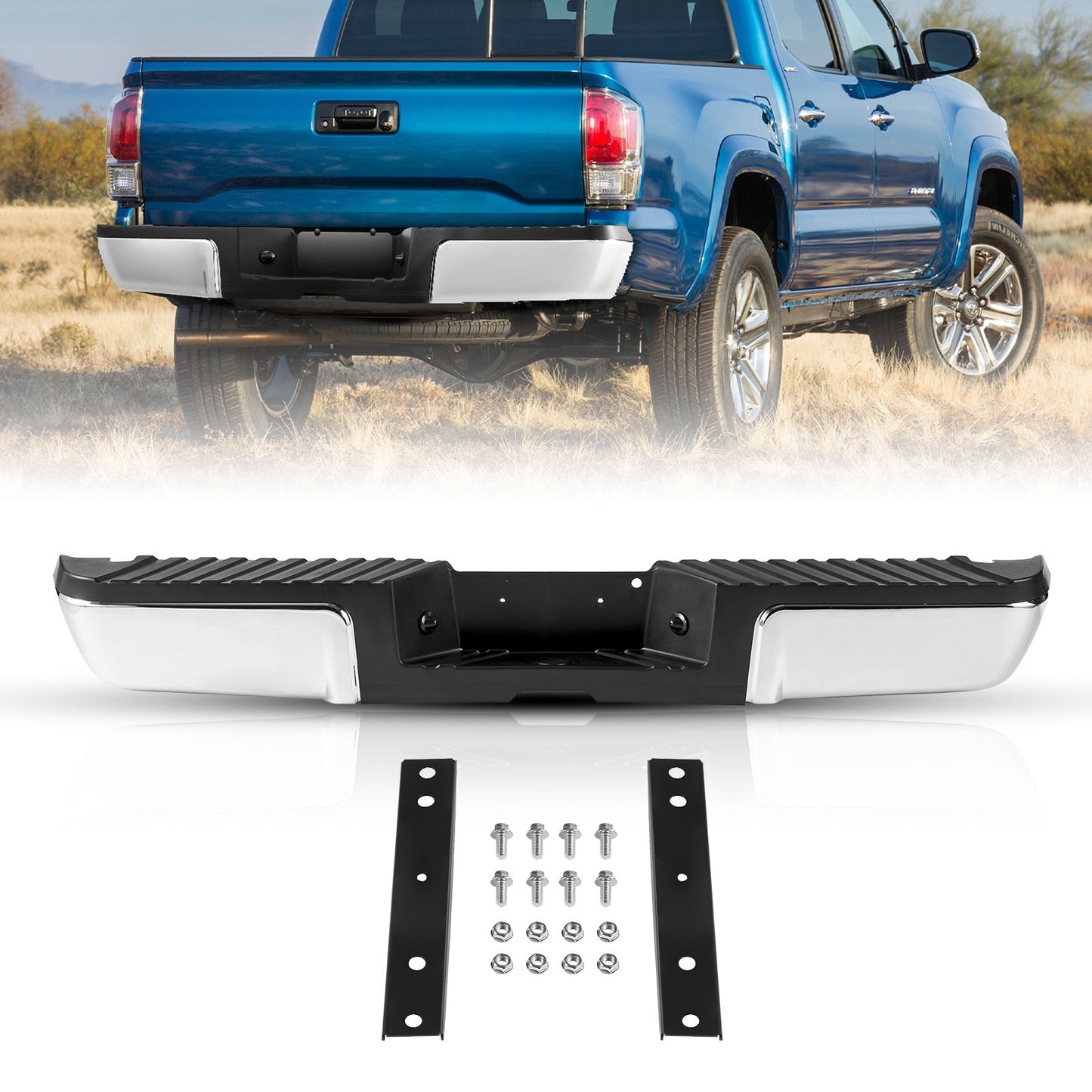 Bakstegsstötfångare Stålstötfångare för 2008-2016-Ford F250/Ford F350 Super Duty