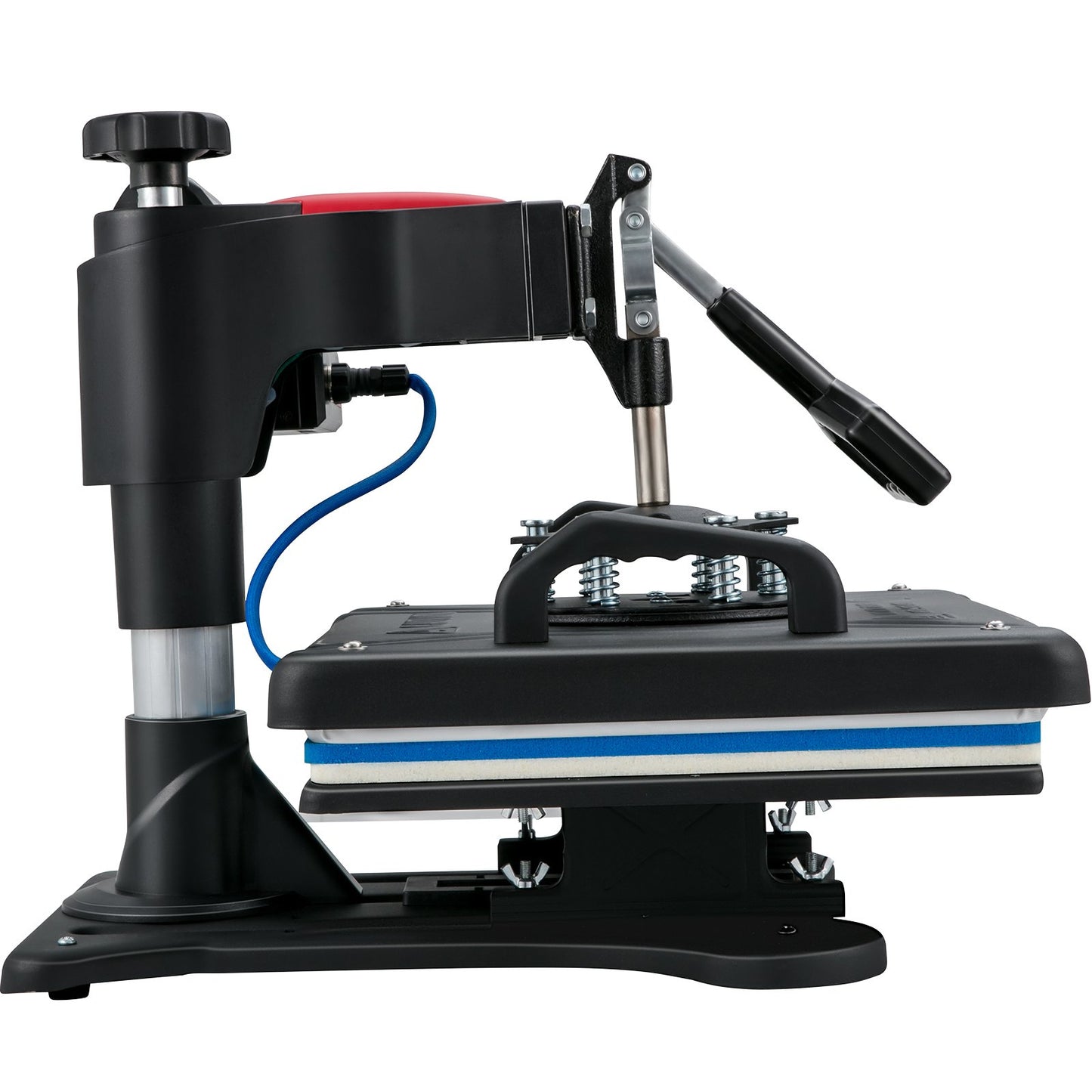 Wärmepresse, 5-in-1-Heißpresse 12 x 15, Clamshell-Sublimationstransferdrucker, schnelles Aufheizen, digitale präzise Temperaturregelung, Vinyl-Heißpresse für T-Shirts, Teller, Tassen, Becher, 1250 W