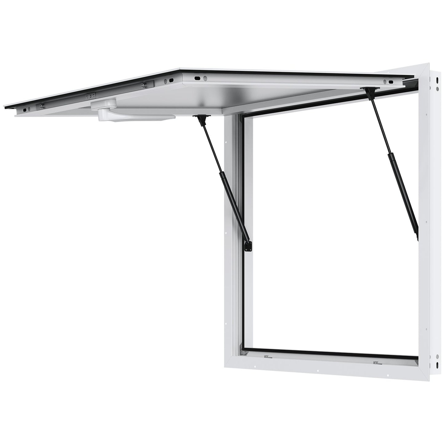 36"L x 36"W Koncessionsställ Servering Fönster Food Truck Service Markis