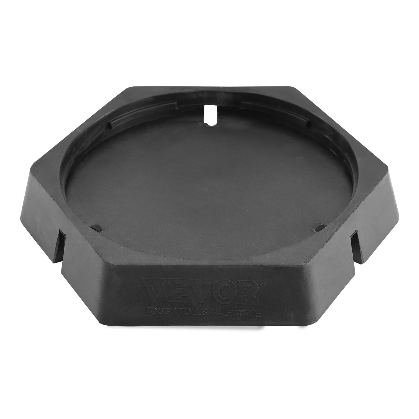 RV-Nivellierpads, dauerhaft befestigt, Gummi-Wagenheber-Pad, 9" runde Füße, 6er-Pack