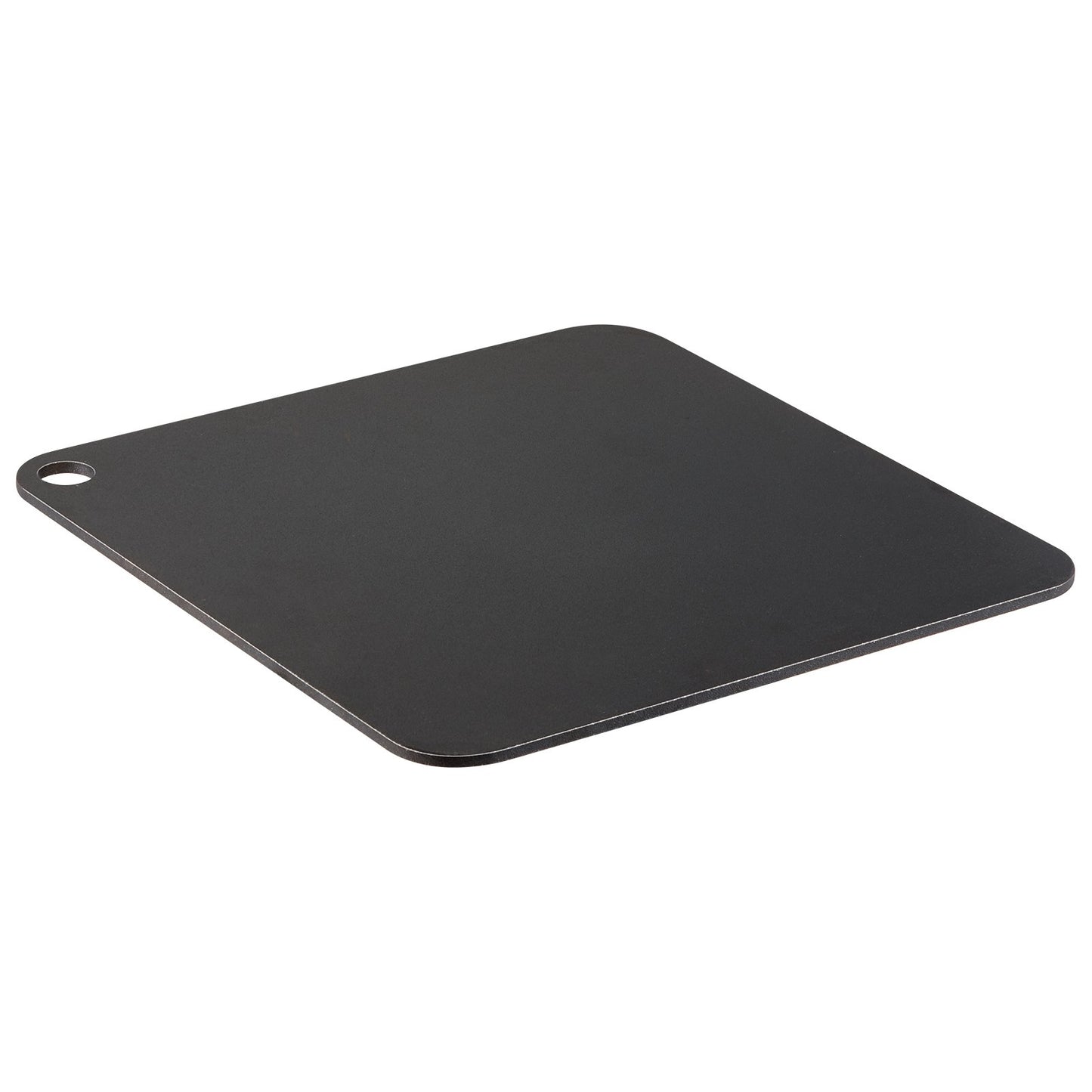 Pizzastål, 14" x 14" x 1/4" Pizzastålplatta för ugn, förkryddad pizzabaksten i kolstål med 20X högre ledningsförmåga, kraftig rostfri pizzapanna för utomhusgrill, inomhusugn