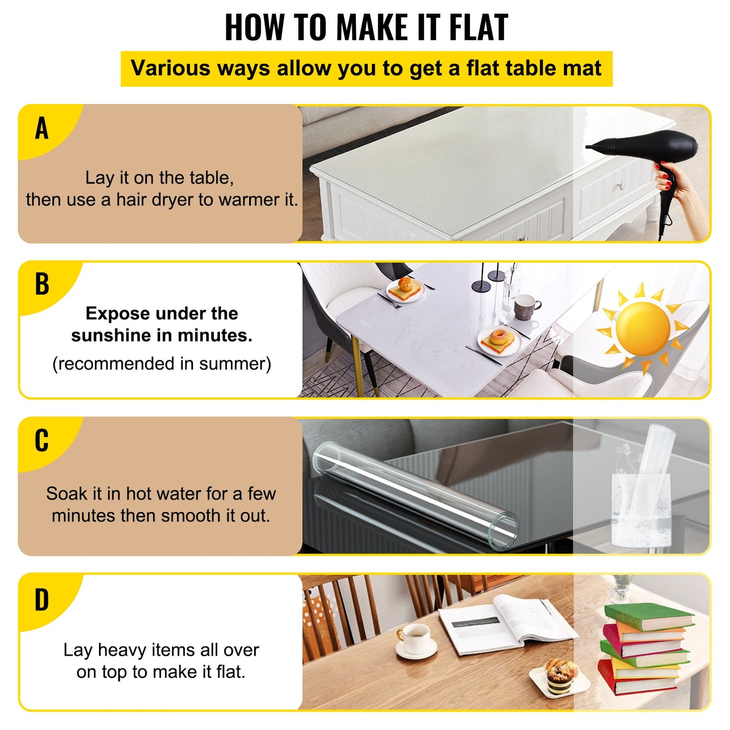 Plastic Table Cover 40 x 80 Inch, 1.5mm Thick Clear Table Protector, Rectangle Transparent Desk Mat, Waterproof and Easy to Clean for Office Desk Nightstand