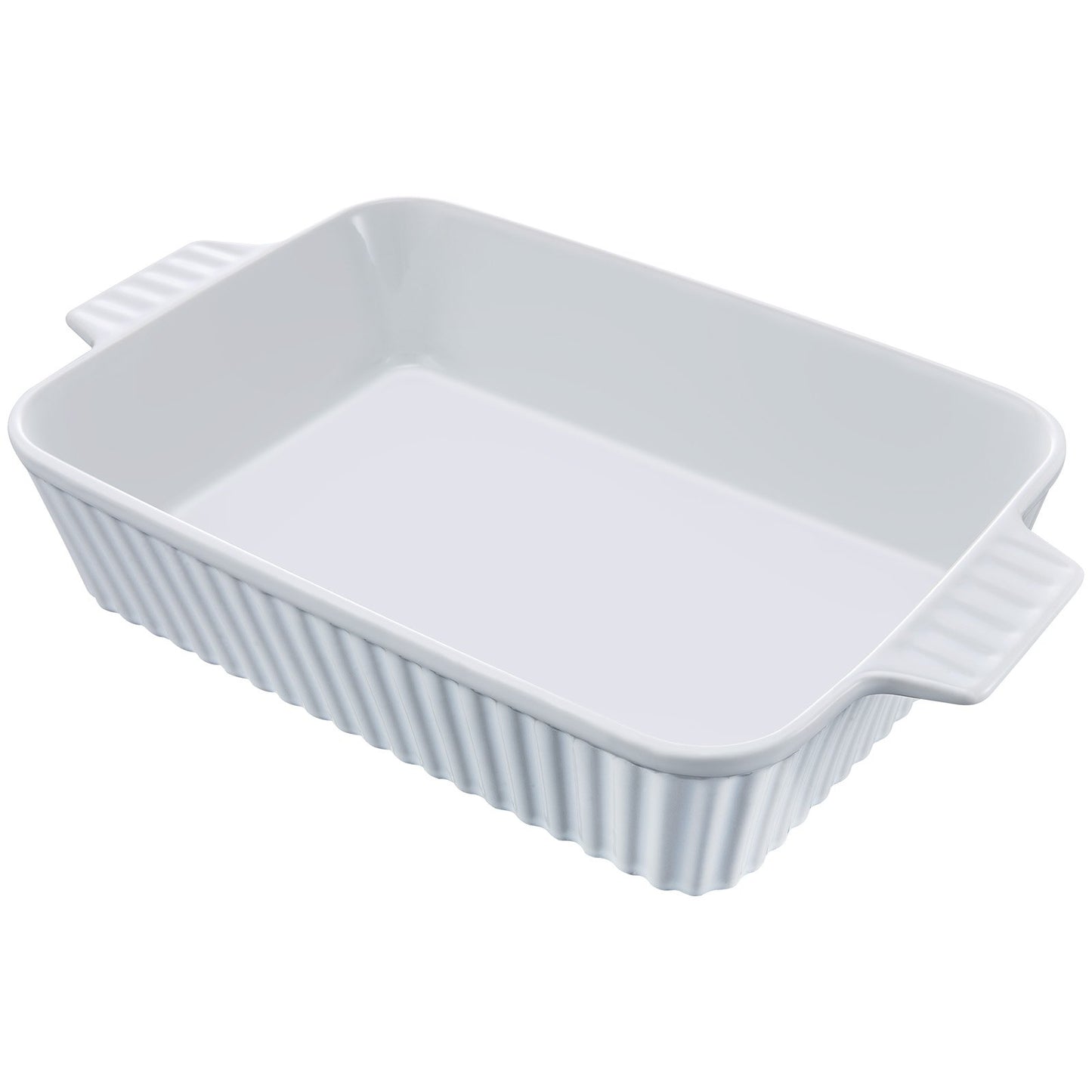 Ceramic baking dish Rectangular casserole Deep for baking and serving