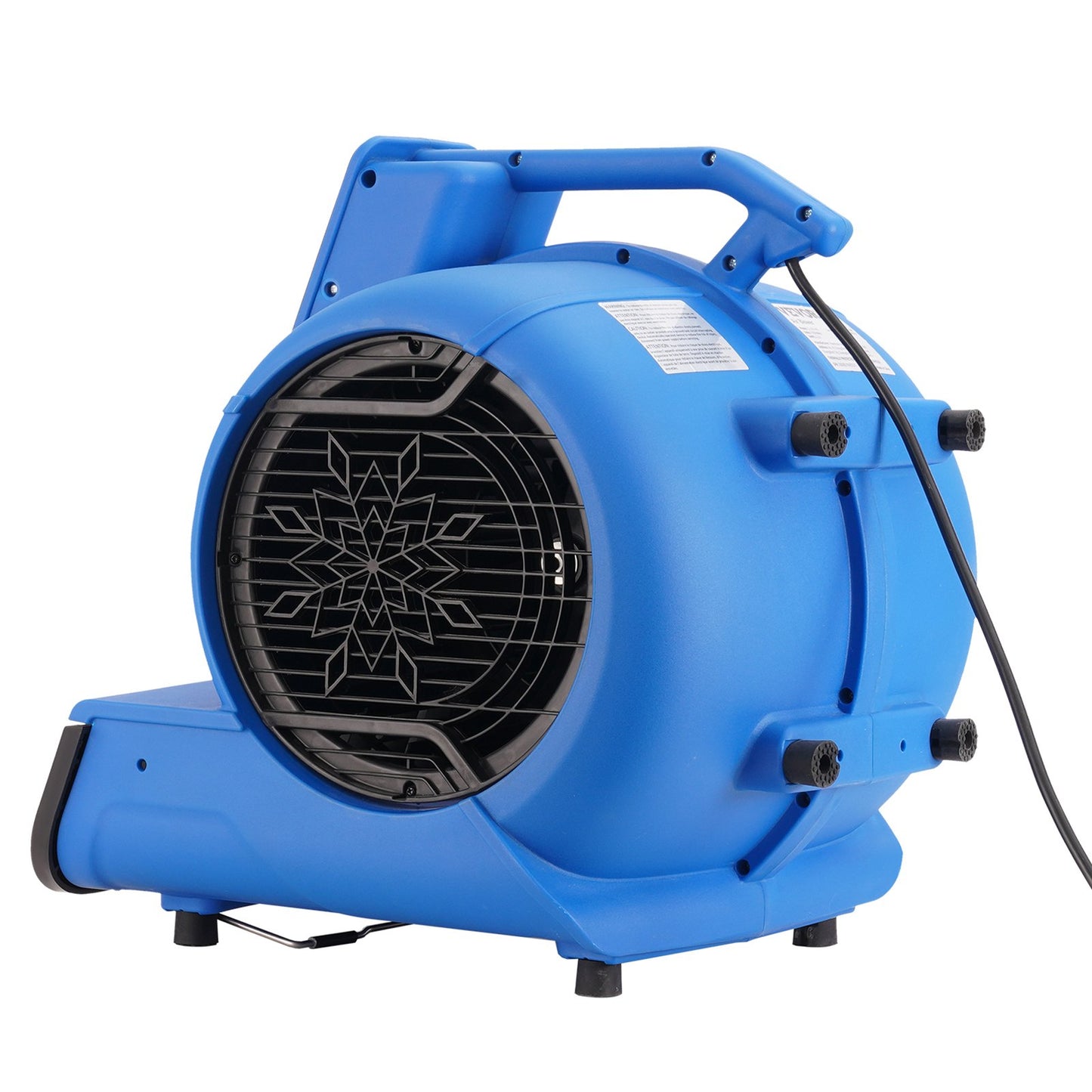Golvfläkt 1250 RPM 2600 CFM Air Mover med 4 blåsvinklar 3-hastigheter